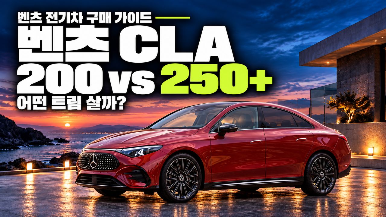 벤츠 CLA 일렉트릭 200 vs 250+ 보조금과 실구매가 비교 구매 가이드