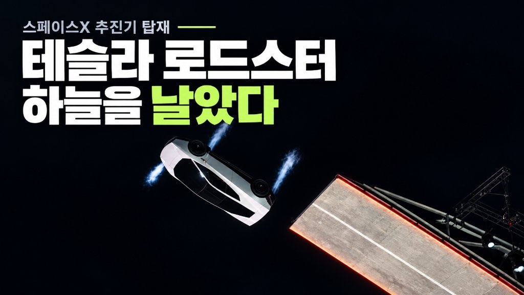 테슬라 로드스터 2세대 하부 공력 팬 2G 다운포스와 스페이스X 추진기 스펙
