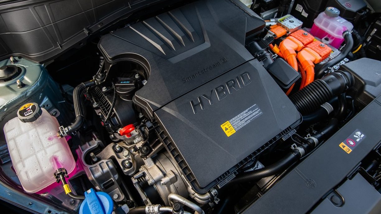 스마트스트림 1.6 가솔린 하이브리드 엔진룸